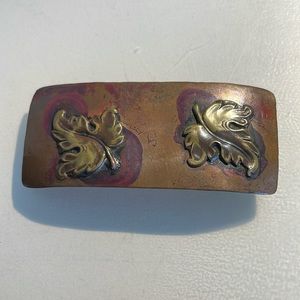 Copper hair barrette from Denver